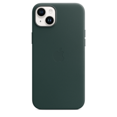 iPhone 14 Plus Leather Case with MagSafe - Forest Green