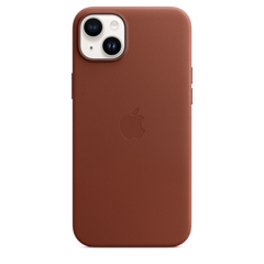 iPhone 14 Plus Leather Case with MagSafe - Umber