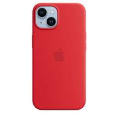 iPhone 14 Silicone Case with MagSafe - (PRODUCT)RED