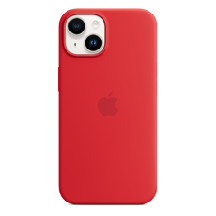 iPhone 14 Silicone Case with MagSafe - (PRODUCT)RED