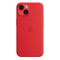 iPhone 14 Silicone Case with MagSafe - (PRODUCT)RED