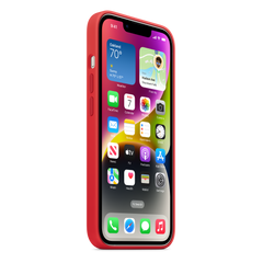 iPhone 14 Silicone Case with MagSafe - (PRODUCT)RED