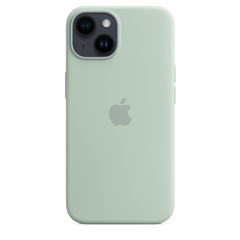 iPhone 14 Silicone Case with MagSafe - Succulent