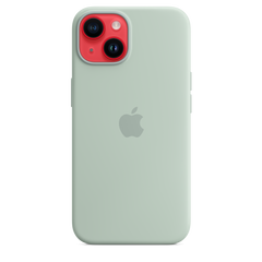 iPhone 14 Silicone Case with MagSafe - Succulent