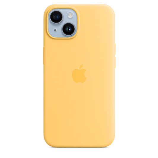 iPhone 14 Silicone Case with MagSafe - Sunglow