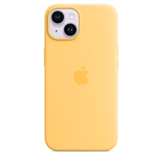 iPhone 14 Silicone Case with MagSafe - Sunglow