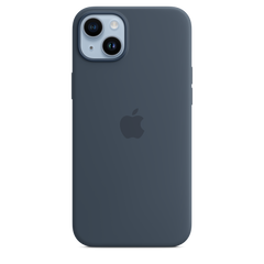 iPhone 14 Plus Silicone Case with MagSafe - Storm Blue
