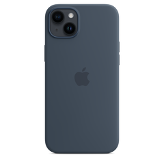 iPhone 14 Plus Silicone Case with MagSafe - Storm Blue
