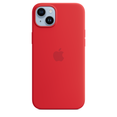 iPhone 14 Plus Silicone Case with MagSafe - (PRODUCT)RED