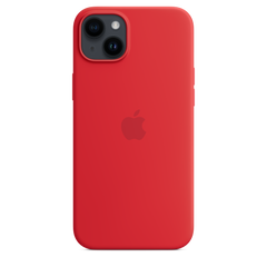 iPhone 14 Plus Silicone Case with MagSafe - (PRODUCT)RED