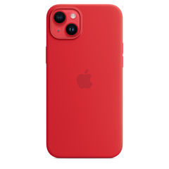 iPhone 14 Plus Silicone Case with MagSafe - (PRODUCT)RED