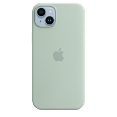 iPhone 14 Plus Silicone Case with MagSafe - Succulent