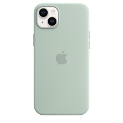 iPhone 14 Plus Silicone Case with MagSafe - Succulent