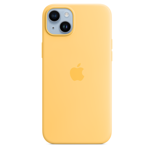 iPhone 14 Plus Silicone Case with MagSafe - Sunglow