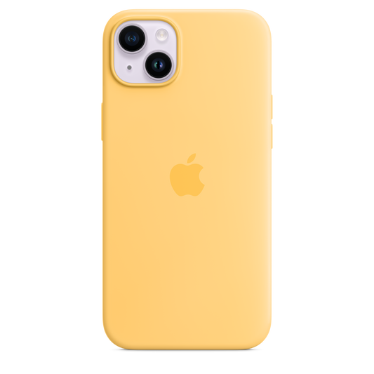 iPhone 14 Plus Silicone Case with MagSafe - Sunglow