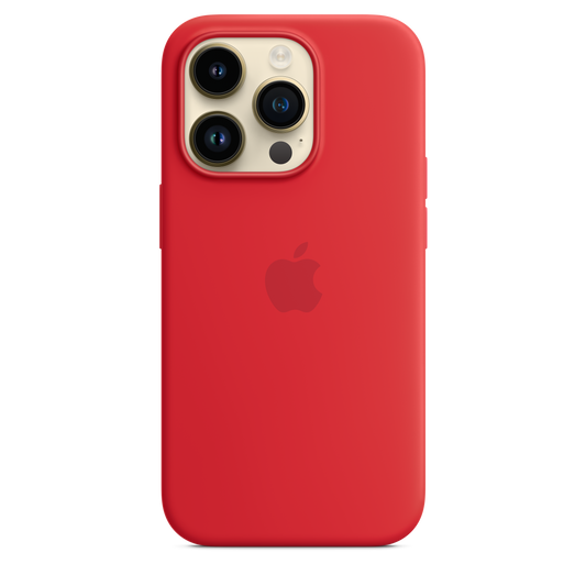 iPhone 14 Pro Silicone Case with MagSafe - (PRODUCT)RED