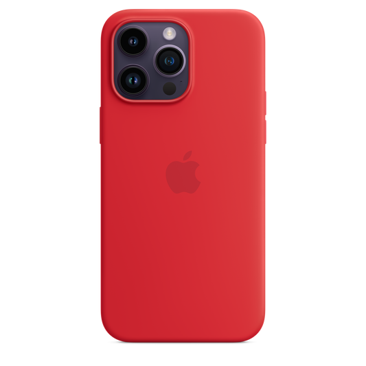 iPhone 14 Pro Max Silicone Case with MagSafe - (PRODUCT)RED