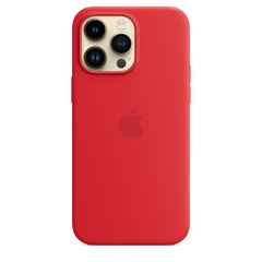 iPhone 14 Pro Max Silicone Case with MagSafe - (PRODUCT)RED