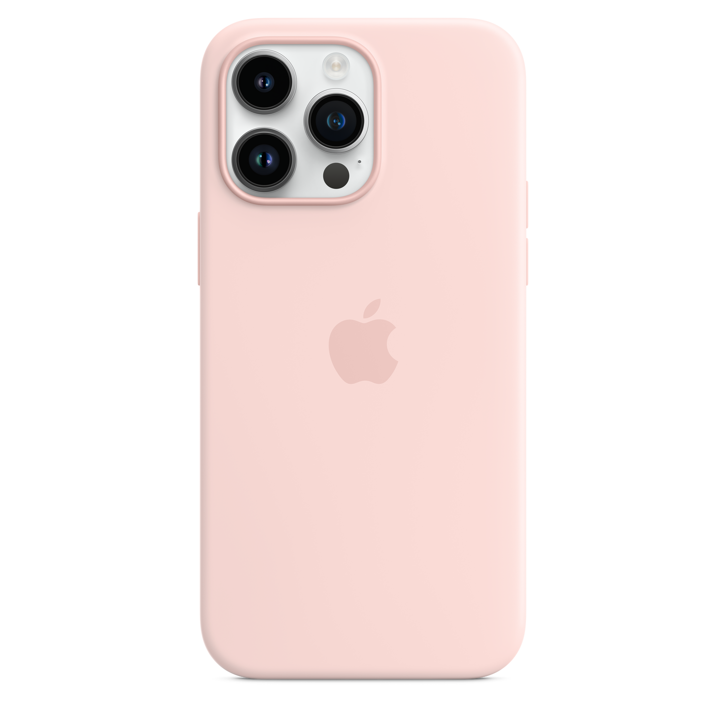 iPhone 14 Pro Max Silicone Case with MagSafe - Chalk Pink