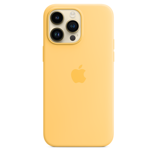 iPhone 14 Pro Max Silicone Case with MagSafe - Sunglow