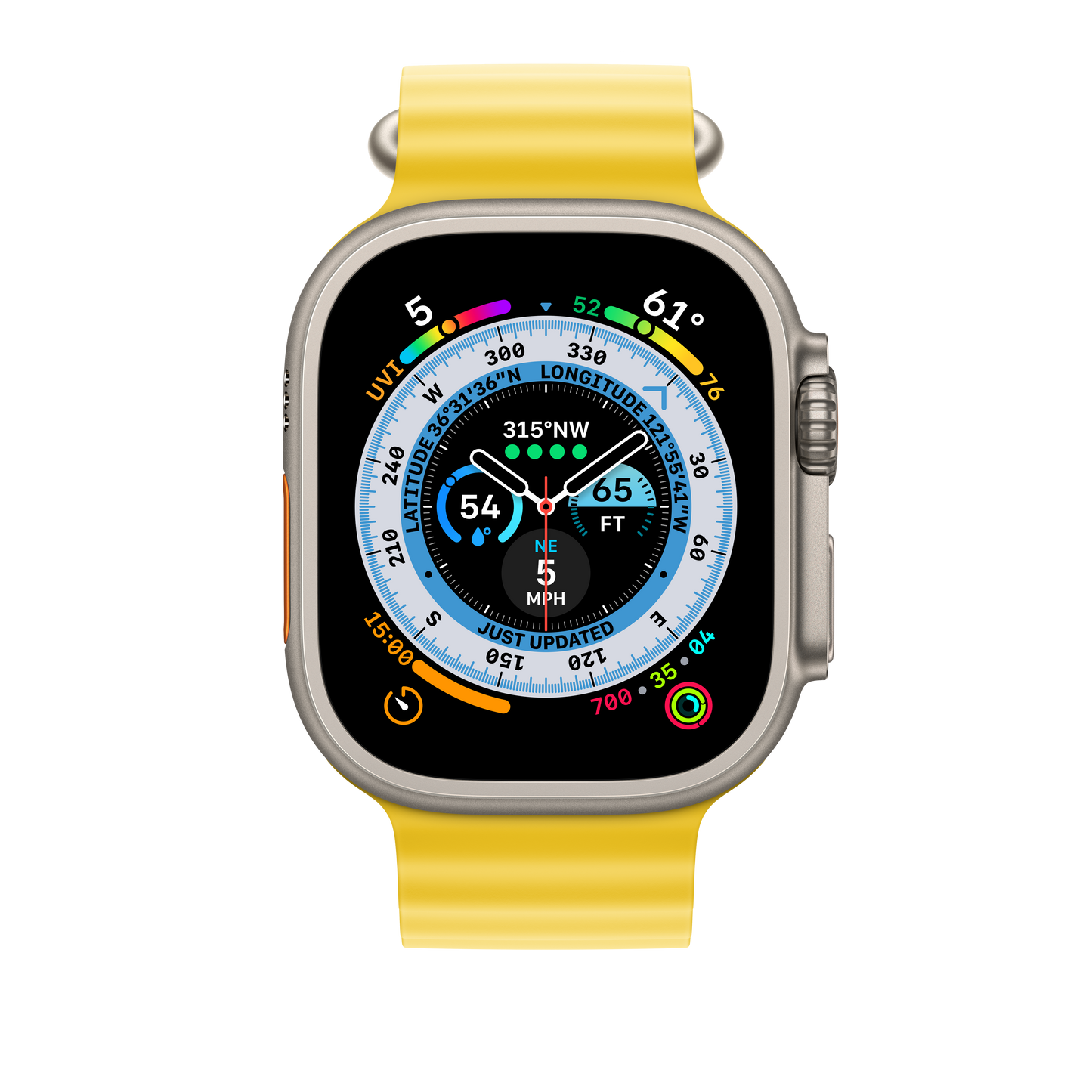 49mm Yellow Ocean Band Extension