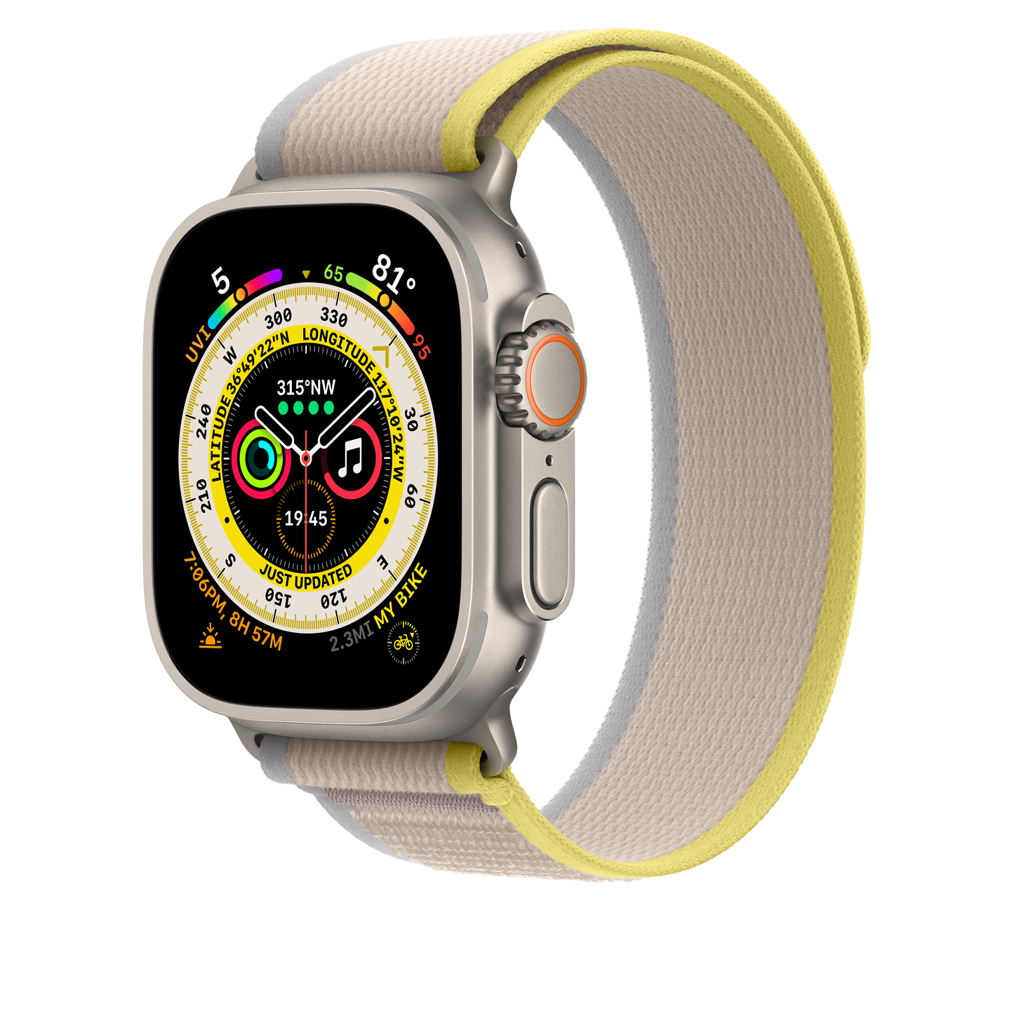 49mm Yellow/Beige Trail Loop - S/M