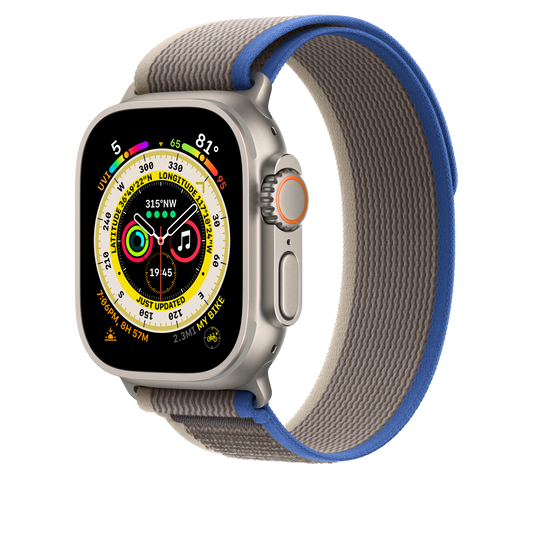 49mm Blue/Grey Trail Loop - S/M