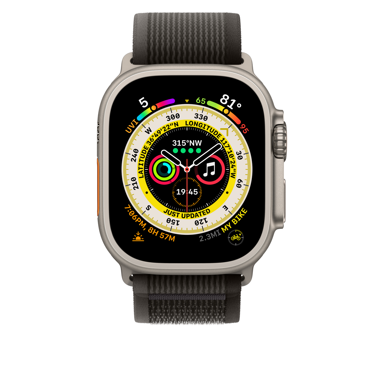 49mm Black/Grey Trail Loop - S/M