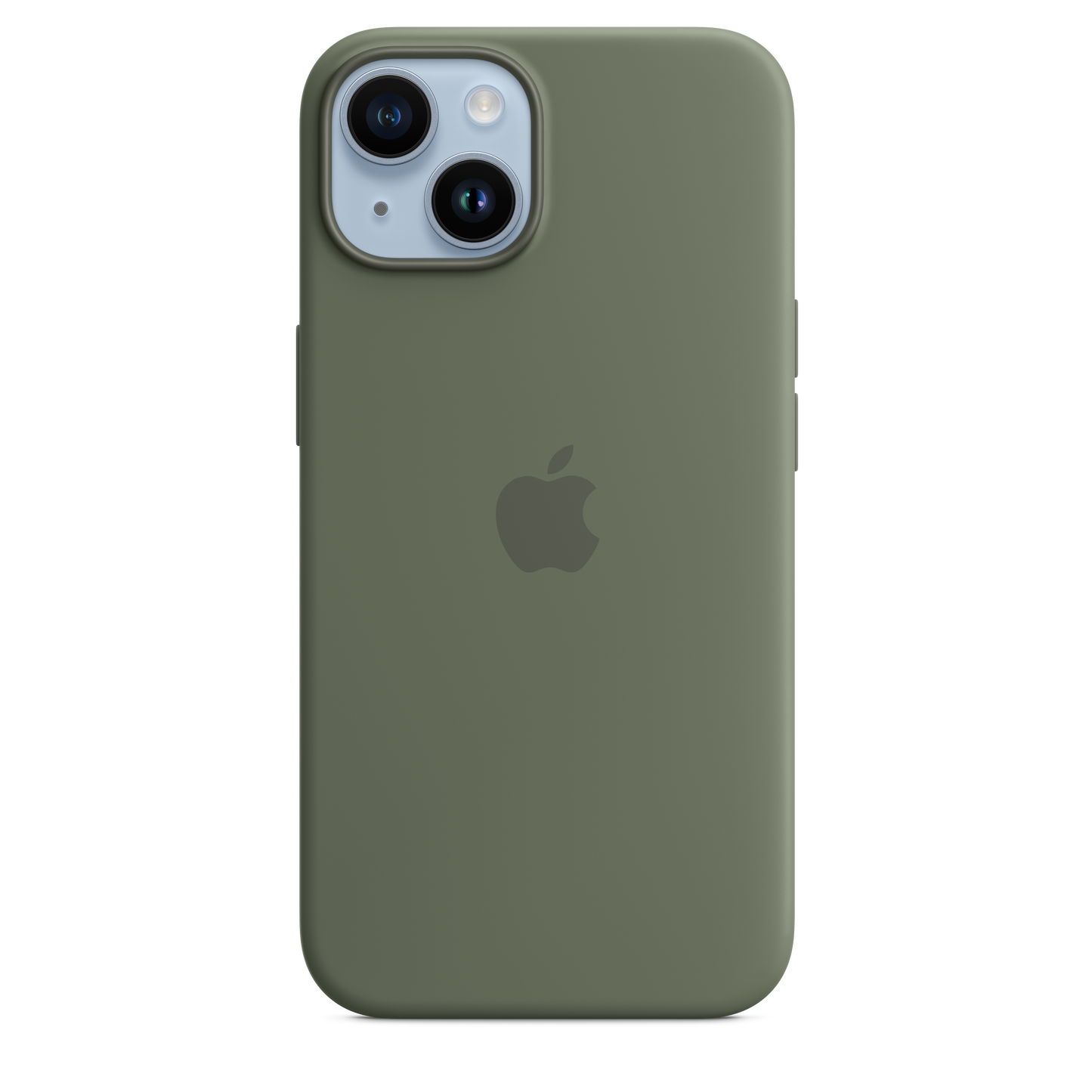 iPhone 14 Silicone Case with MagSafe - Olive