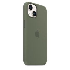 iPhone 14 Silicone Case with MagSafe - Olive