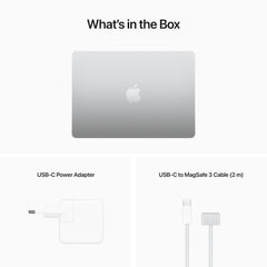 13-inch MacBook Air: Apple M2 chip with 8‑core CPU and 8‑core GPU, 256GB SSD - Silver