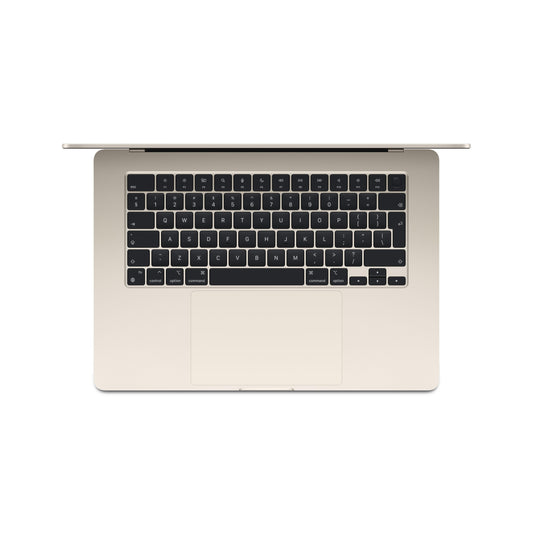 15-inch MacBook Air: Apple M3 chip with 8‑core CPU and 10‑core GPU, 256GB SSD - Starlight