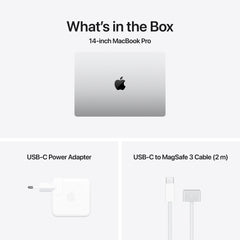 14-inch MacBook Pro: Apple M4 chip with 10-core CPU and 10-core GPU, 512GB SSD - Silver