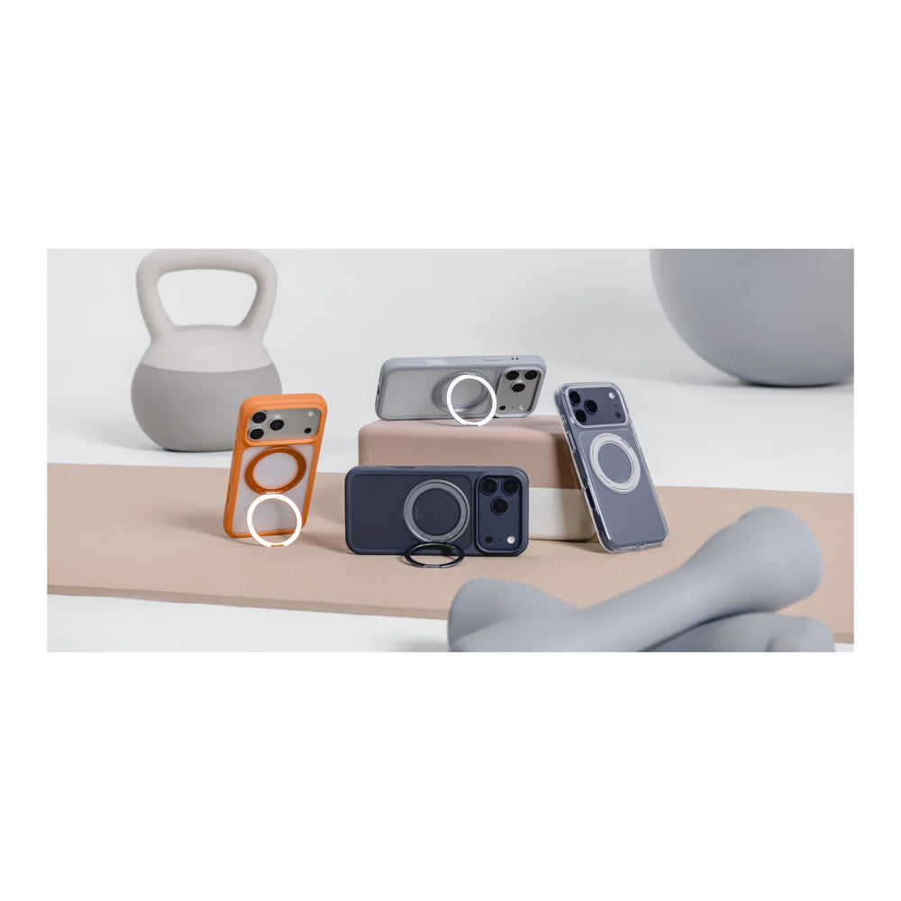 Mageasy MagStand 360 M | Magsafe iPhone 17 Transparent