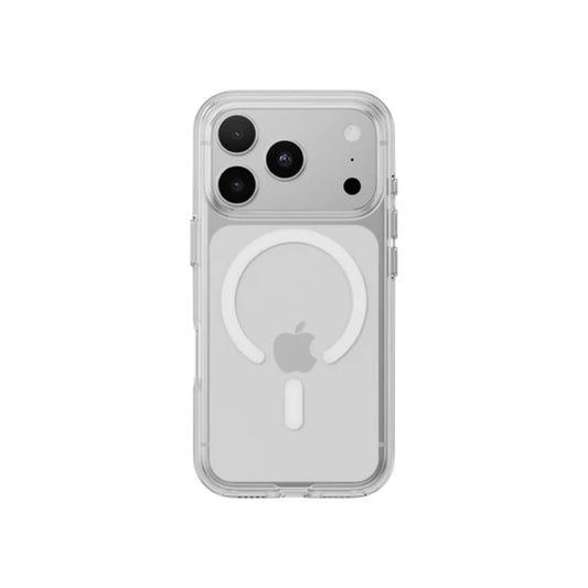 Mageasy Bright M | Magsafe Never Yellowing for iPhone 18 Pro Max / 17 Pro Max - Transparent/White Ring