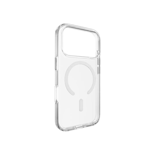 Mageasy Bright M | Magsafe Never Yellowing for iPhone 18 Pro/17 Pro - Transparent/White Ring