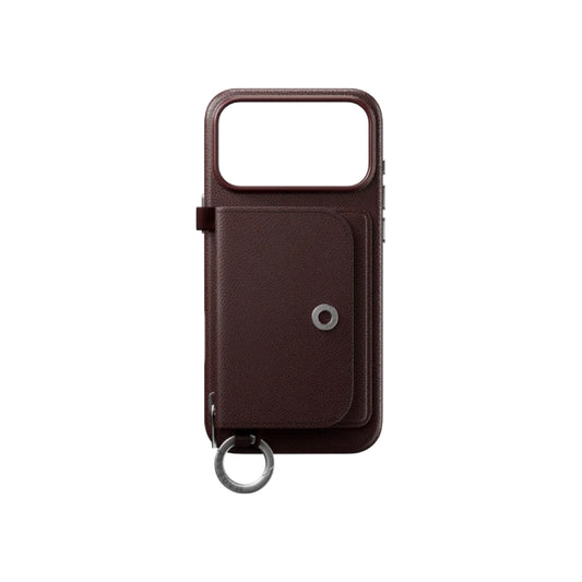 Mageasy Pouch M | Magsafe for iPhone 18 Pro Max / 17 Pro Max - Burgundy