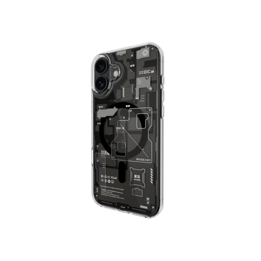 Mageasy iPhone 16 XRay M | MagSafe Ash