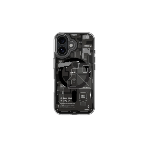 Mageasy iPhone 16 XRay M | MagSafe Ash