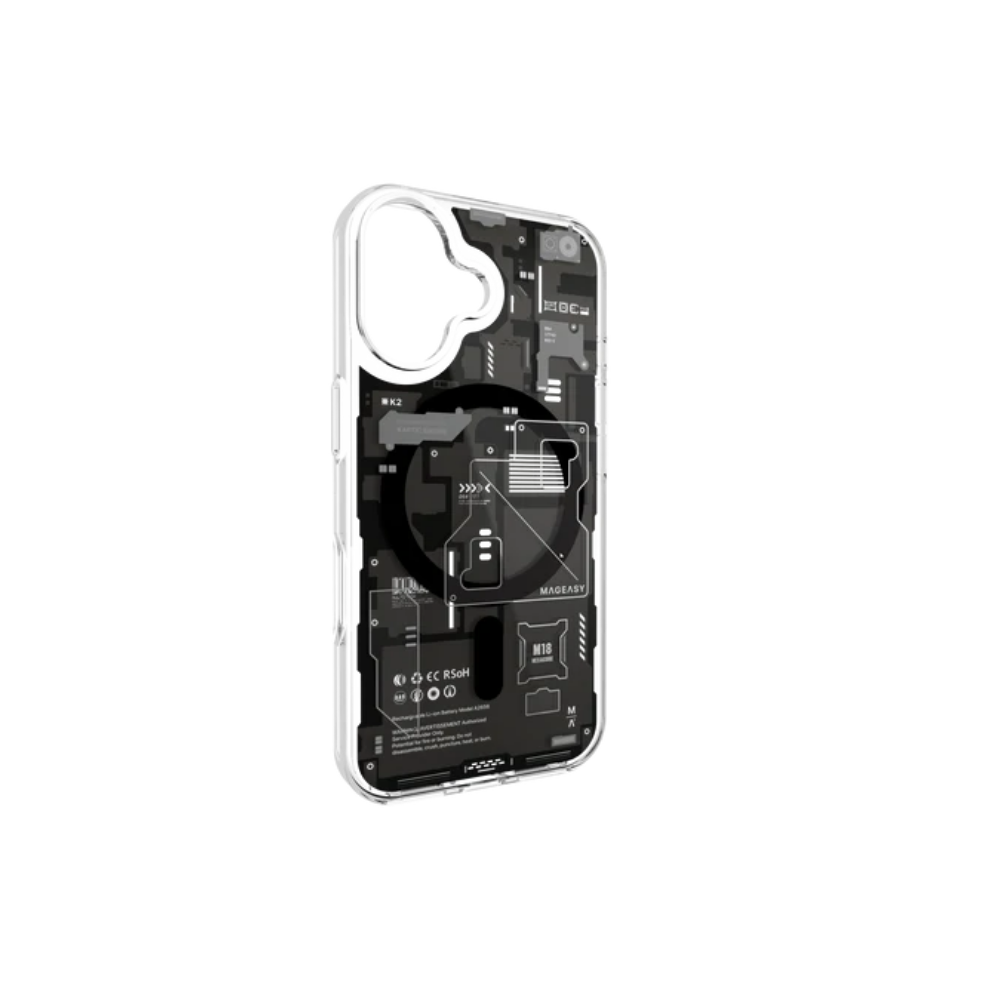 Mageasy iPhone 16 XRay M | MagSafe Ash