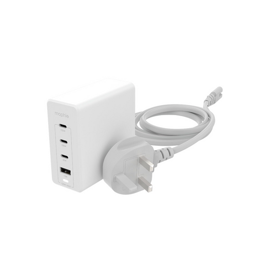 Mophie-ACC-Power Adapter-USB-C-PD-HUB-120W-GAN-White-UK