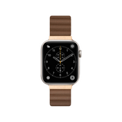 Laut Luxe Watch Strap for Apple Watch 49/45/44/42mm ( Series 4-11/SE 1-3 /Ultra 1-3) - Sepia Brown