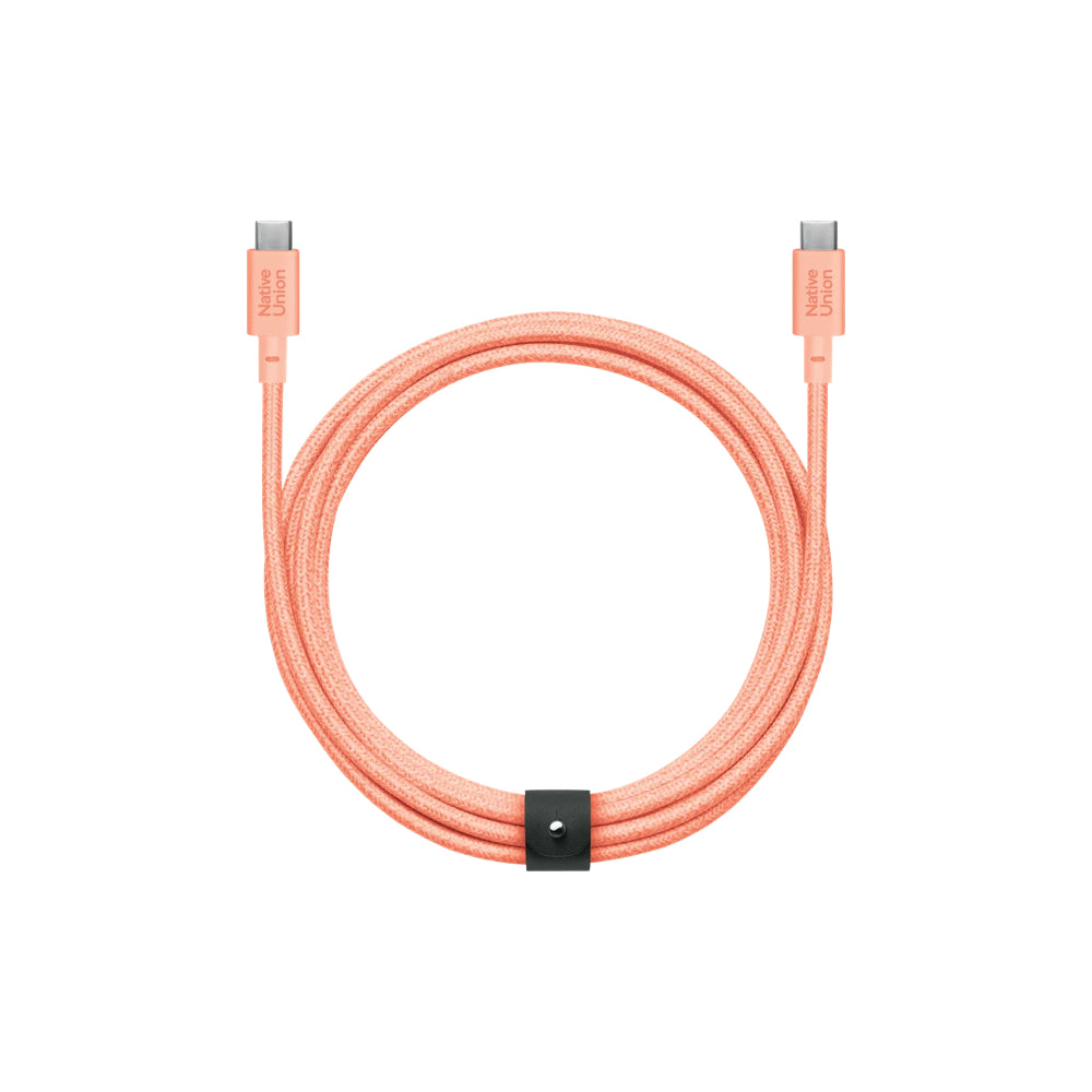 Native Union Belt Cable Xl Type C-C Apricot Crush 3M