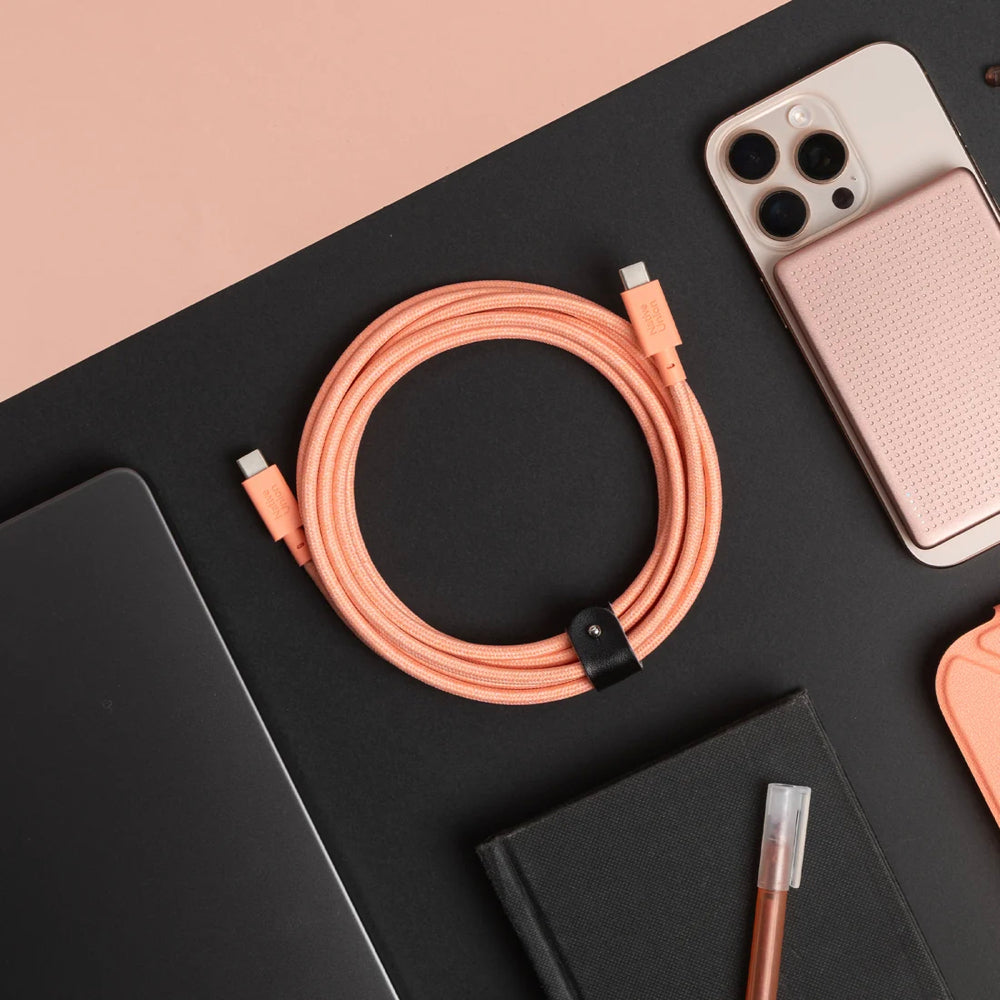 Native Union Belt Cable Xl Type C-C Apricot Crush 3M