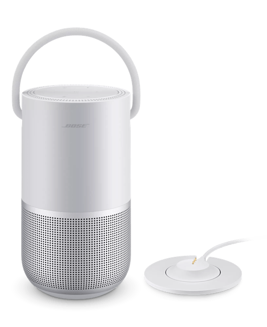 Bose Portable Home Speaker Charging Cradle Silver