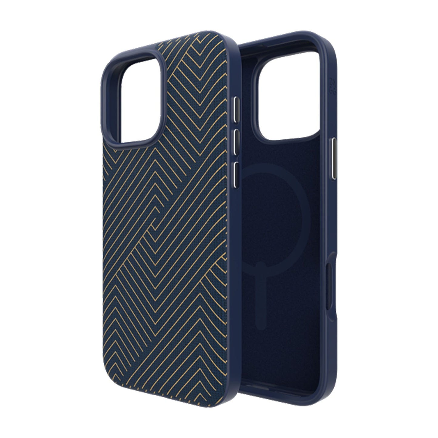 ZAGG-Cases-London Snap-Apple iPhone 16 Pro Max Navy Gold