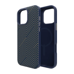 ZAGG-Cases-London Snap-Apple iPhone 16 Pro Max Navy Gold