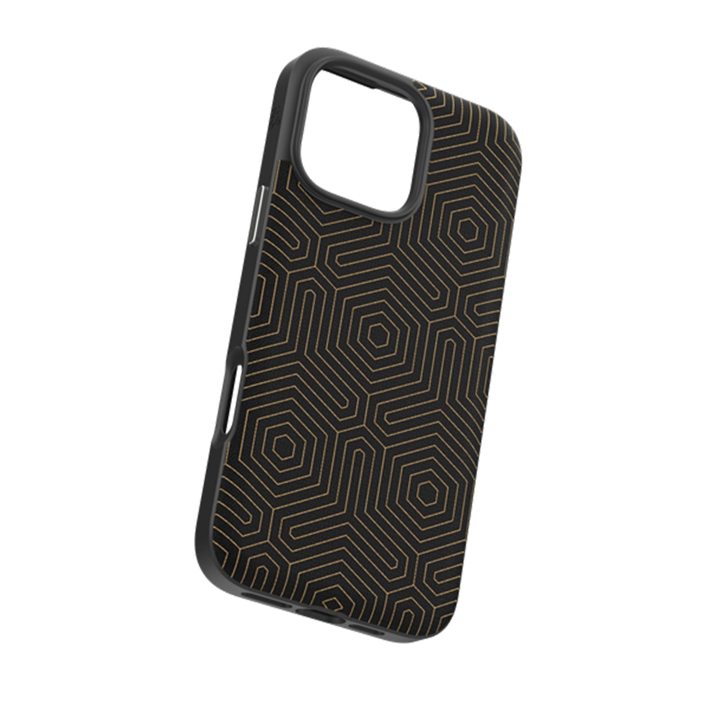 ZAGG-Cases-London Snap iPhone 16 Pro Max-Black Hexagon