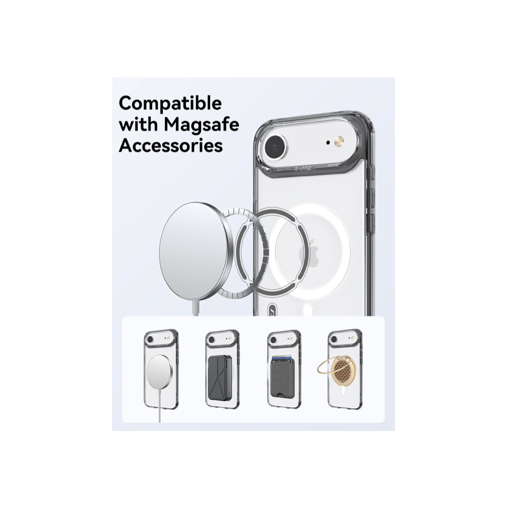 Raptic Air Clear Magsafe for iPhone Air - Black