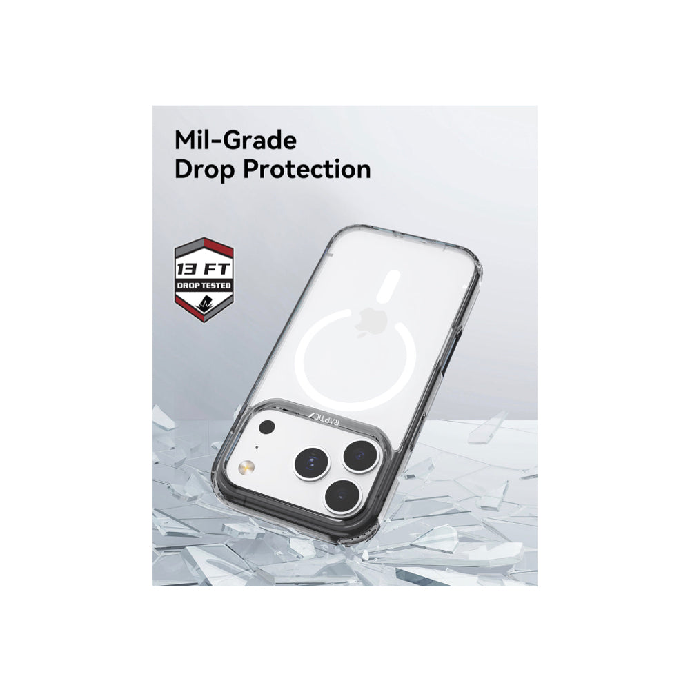 Raptic Air Clear Magsafe for iPhone 17 Pro - Black